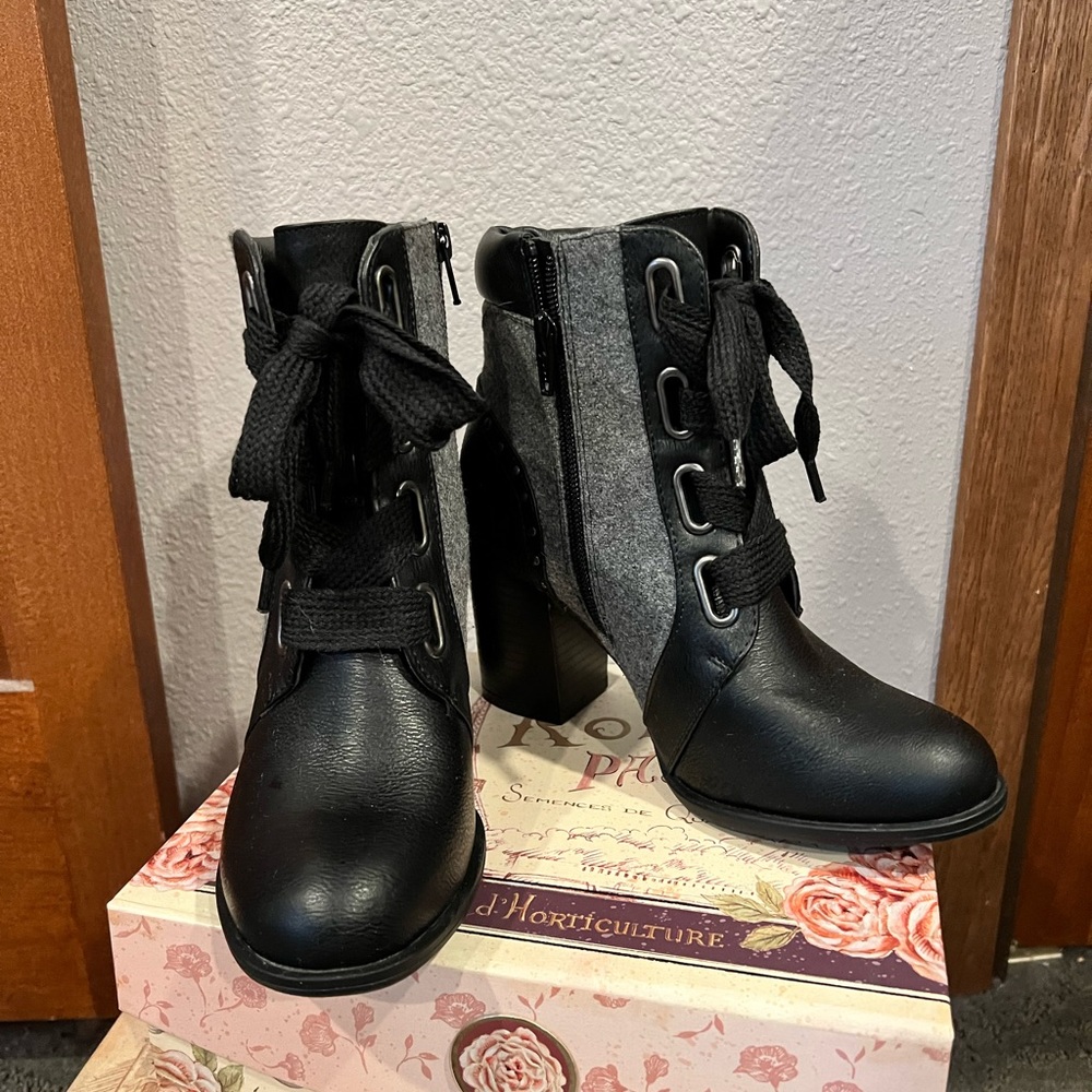 Mixed Materials Boot - image 2